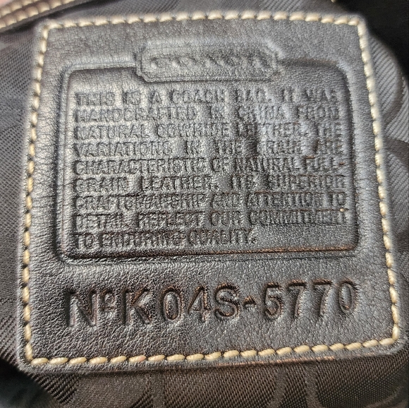 COACH Vintage 2004 Soho Soft Leather XL Carryall Tote Bag. Black K04S-5770 EUC - Picture 13 of 16